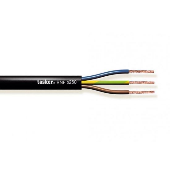 Cablu alimentare Tasker RNF 3250 , negru, 3x2.50, OFC, cauciucat