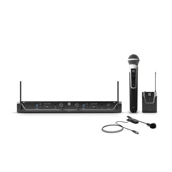 Sistem fara fir cu microfon de mana si lavaliera LD Systems U308 HBL 2