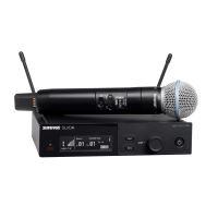 Sistem fara fir cu microfon de mana Shure SLXD24E/B58 , Beta 58A