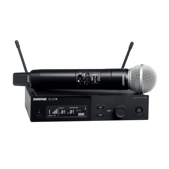 Sistem fara fir cu microfon de mana Shure SLXD24E/SM58 , SM58