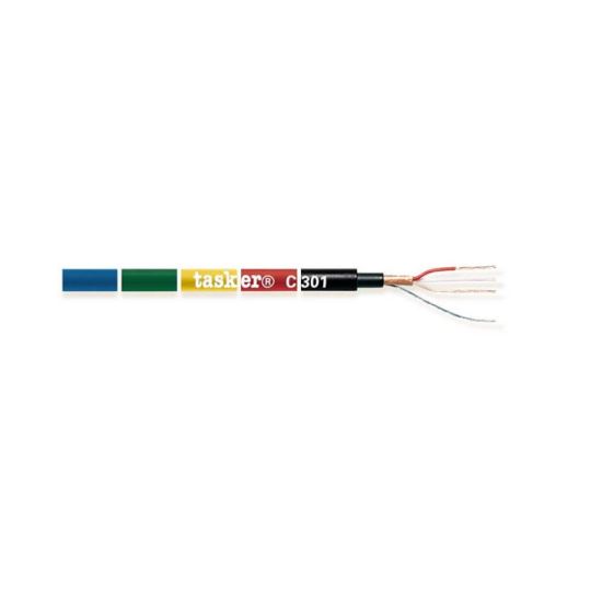 Cablu microfon balansat Tasker C301 , rosu, 1x2x0.22, OFC