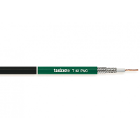 Cablu coaxial 12G-SDI Tasker T42 PVC , negru, 1x0.88, OFC, ignifug
