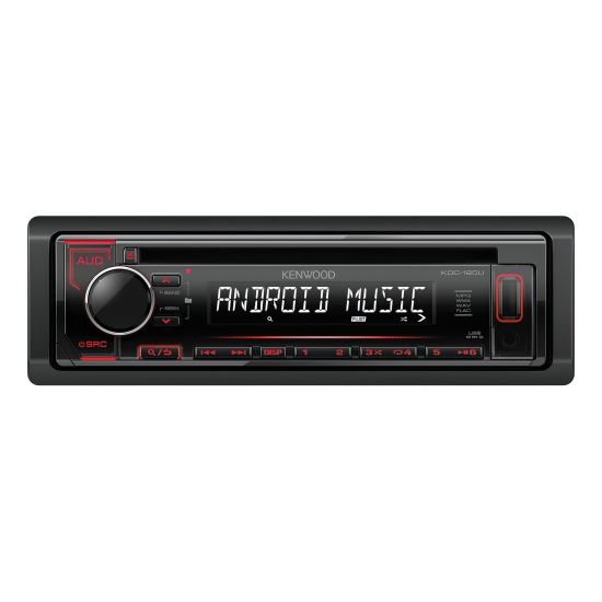 CD Player auto Kenwood KDC-120UR , USB, AUX, rosu