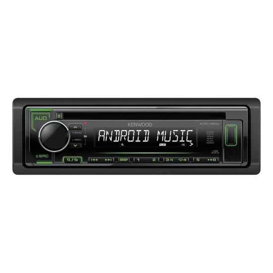 CD Player auto Kenwood KDC-120UG , USB, AUX, verde