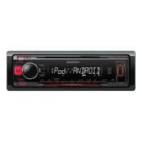 Player auto multimedia Kenwood KMM-203 , USB, AUX, rosu