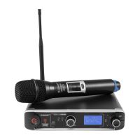 Sistem fara fir cu microfon vocal Omnitronic UHF-301 , 823-832MHz si 863-865 MHz