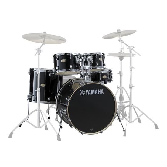 Set tobe acustice Yamaha SBP0F5-RBL Stage Custom Birch Raven Black, fara hardware