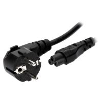 Cablu alimentare laptop trifoi 5M , schuko tata in unghi, IEC-320 C5 mama drept, 3x0.75
