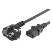 Cablu alimentare PC 5M , CEE 7/7 tata in unghi, IEC C13 mama drept, 3x1.00