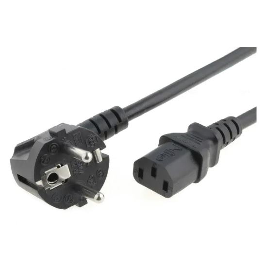 Cablu alimentare PC 5M , CEE 7/7 tata in unghi, IEC C13 mama drept, 3x1.00