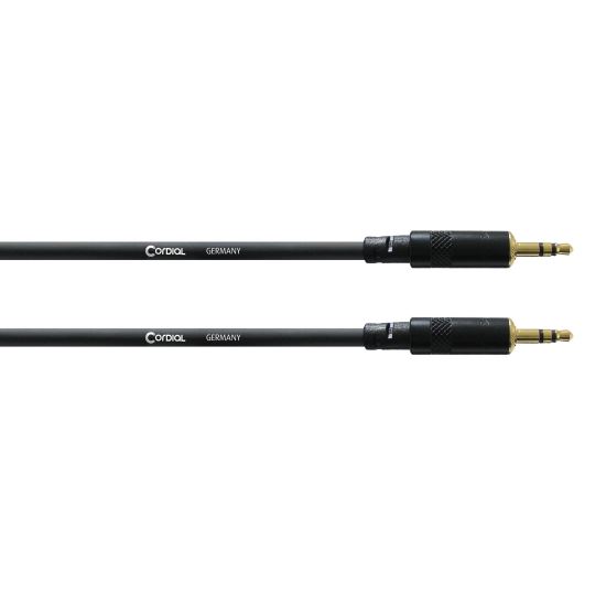 Cablu audio 1.5M Cordial CFS 1.5 WW , jack 3.5 tata stereo, jack 3.5 tata stereo, aurite, Rean