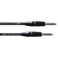 Cablu instrument 1.5M Cordial CII 1.5 PP , jack 6.3 tata mono, jack 6.3 tata mono, argintate, Rean