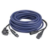 Cablu alimentare si semnal 10M Dap Audio FP08 10 , Schuko tata, Schuko mama, XLR 3P mama-tata, 3x1.5 mmp, tresa