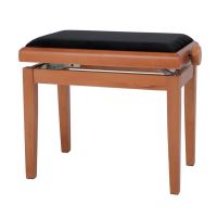 Scaun bancheta pian Gewa Deluxe 130.130 , artar mat, sezut negru, velur