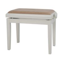 Scaun bancheta pian Gewa Deluxe 130.150 , fildes lucios, sezut bej, velur