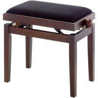 Scaun bancheta pian Thomann KB-15WNDM , alun inchis mat, sezut negru, catifea