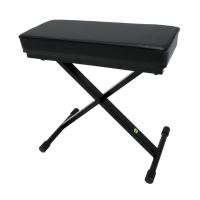 Scaun sintetizator Gewa KB-30B , negru, pliabil, sezut negru, piele sintetica