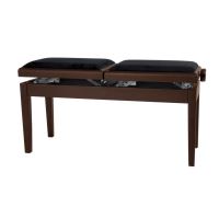 Scaun bancheta pian Gewa Deluxe Double 130.270 , alun mat, sezut negru, velur