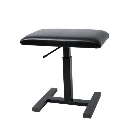 Scaun pian Gewa Deluxe 130.400 , pneumatic, sezut negru, piele sintetica