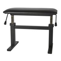 Scaun pian Gewa Deluxe 130.420 , pneumatic, sezut negru, piele sintetica