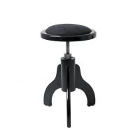 Scaun Gewa 130.710 , negru lucios, rotund, sezut negru