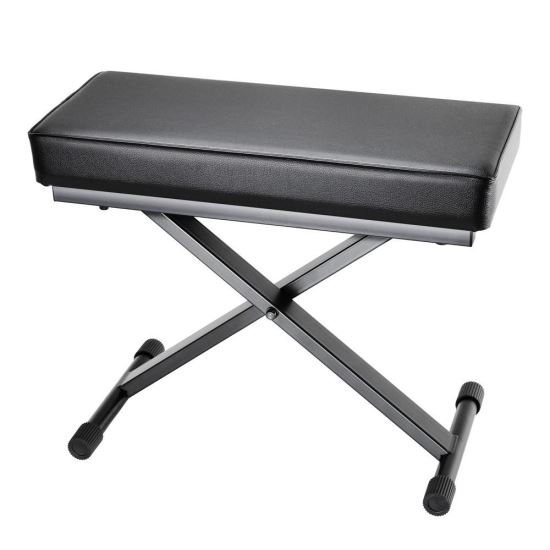 Scaun keyboard Adam Hall SKT 17 , negru, pliabil, sezut negru, piele sintetica