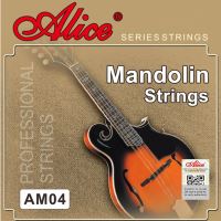 Corzi mandolina 10-34 Alice AM04 silver plated, infasurare cupru 80/20, coated