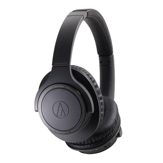 Casti audio on-ear fara fir Audio-Technica ATH-SR30BTBK , inchise, Bluetooth, negre
