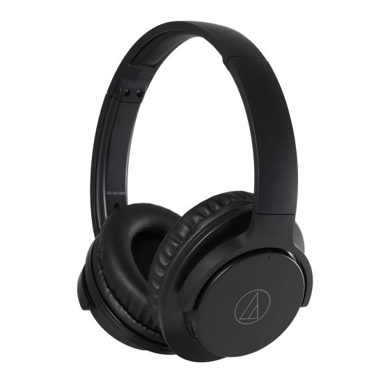 Casti fara fir on-ear Audio-Technica ATH-ANC500BTBK , inchise, Noise-Cancelling, negre