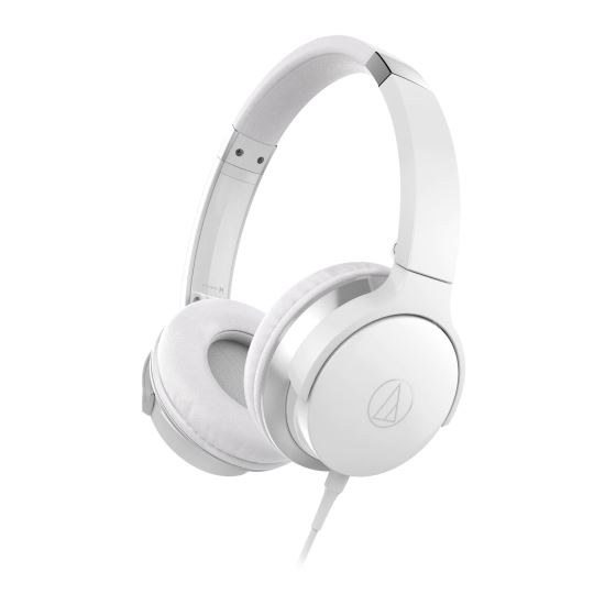 Casti audio on-ear Audio-Technica ATH-AR3ISWH , inchise, cu microfon pe fir