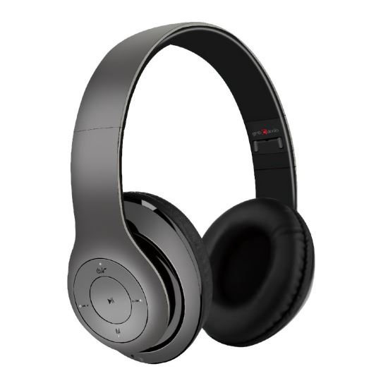 Casti audio on-ear fara fir Gembird BHP-MXP-GR , Bluetooth, microfon, gri