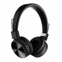 Casti audio on-ear fara fir Gembird BHP-KIX-BK , Bluetooth, microfon, negre
