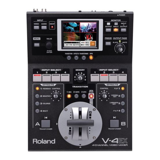 Mixer video digital Roland V-4EX , 4 canale, efecte, HDMI, USB stream
