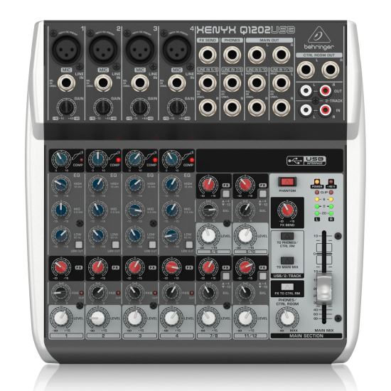 Mixer analogic Behringer Xenyx Q1202USB , 12 canale, USB