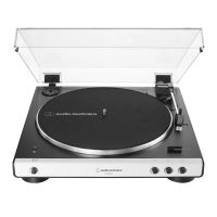Pickup Audio-Technica AT-LP60XBT , Bluetooth, curea, full automatic, alb