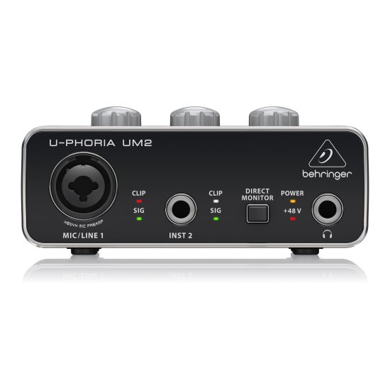 Interfata audio USB Behringer UM2 , 2x2, preamp XENYX