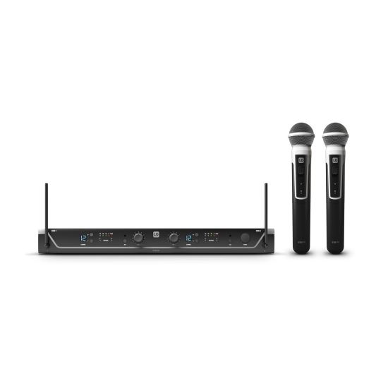 Sistem fara fir cu 2 microfoane de mana LD Systems U306 HHD2 , dinamic, cardioid