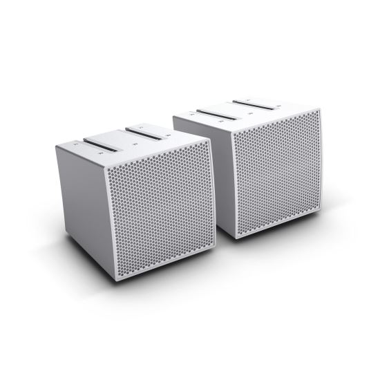 Boxe satelit LD Systems CURV 500 S2 W , pt. sistem PA activ 2.1 CURV 500, pereche, albe