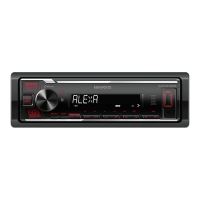 Player multimedia auto Kenwood KMM-BT206 , bluetooth, USB, rosu