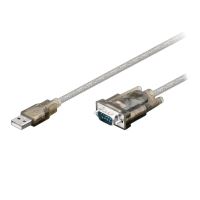 Cablu convertor serial RS232 9P Sub-D tata - USB-A tata, 1.5m