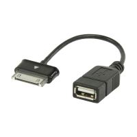 Cablu de date USB Samsung Valueline , 20cm, USB-A mama 2.0 la 30 pini, OTG
