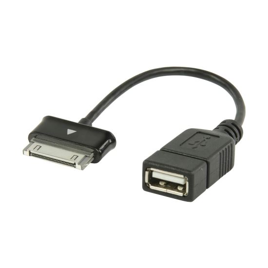 Cablu de date USB Samsung Valueline , 20cm, USB-A mama 2.0 la 30 pini, OTG