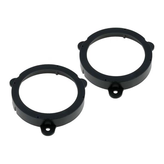 Rame adaptoare cadru difuzor 130mm , Renault Megane III 2008->, usi fata/spate, negre