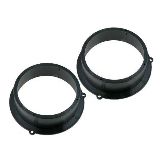 Rame adaptoare cadru difuzor 165 mm Audi A4 2009->, usi spate, negre
