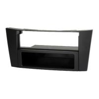 Rama adaptoare cadru radio 2 ISO , Mercedes E-Class 2002, cu raft, neagra
