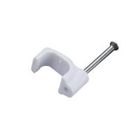 Clema cui fixare cablu Well CLPS-5WE , patrata, 5mm, alba
