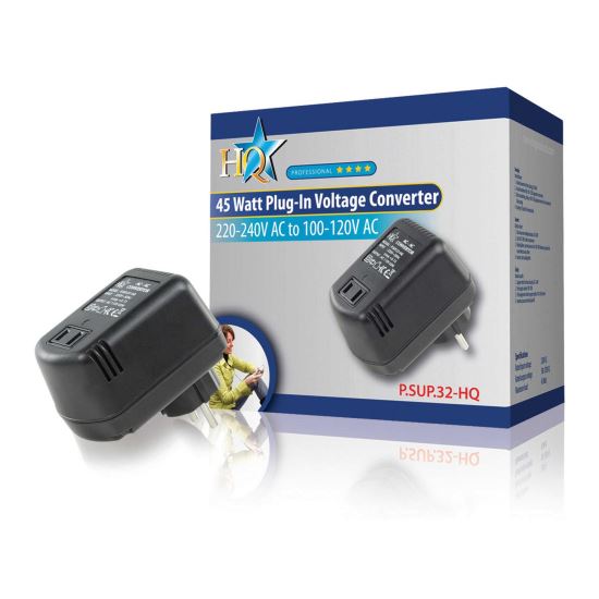 Convertor de tensiune AC/AC HQ , 220>110V, 45W