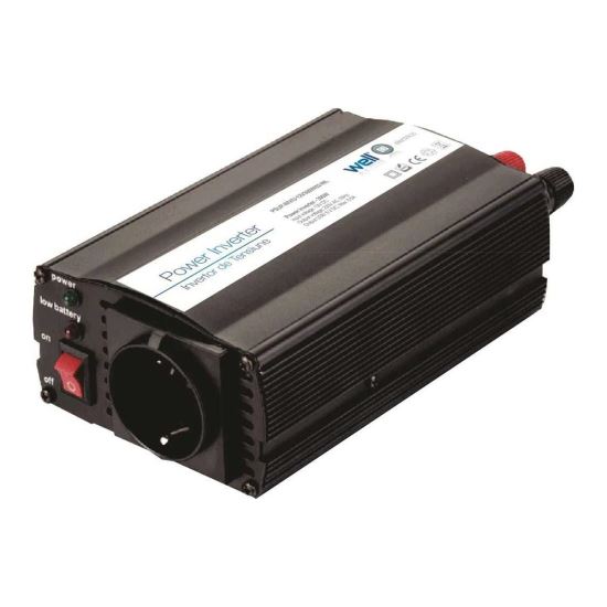 Invertor de tensiune auto cu USB Well , 12>220V, 300W