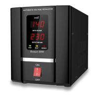 Stabilizator de tensiune 2000VA Well , 2KVA, automat, cu servo motor