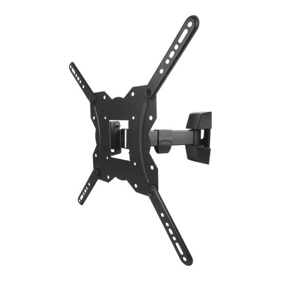 Suport TV LCD de perete Well SW155 , 23-55", 20kg, reglabil, cu brat, negru
